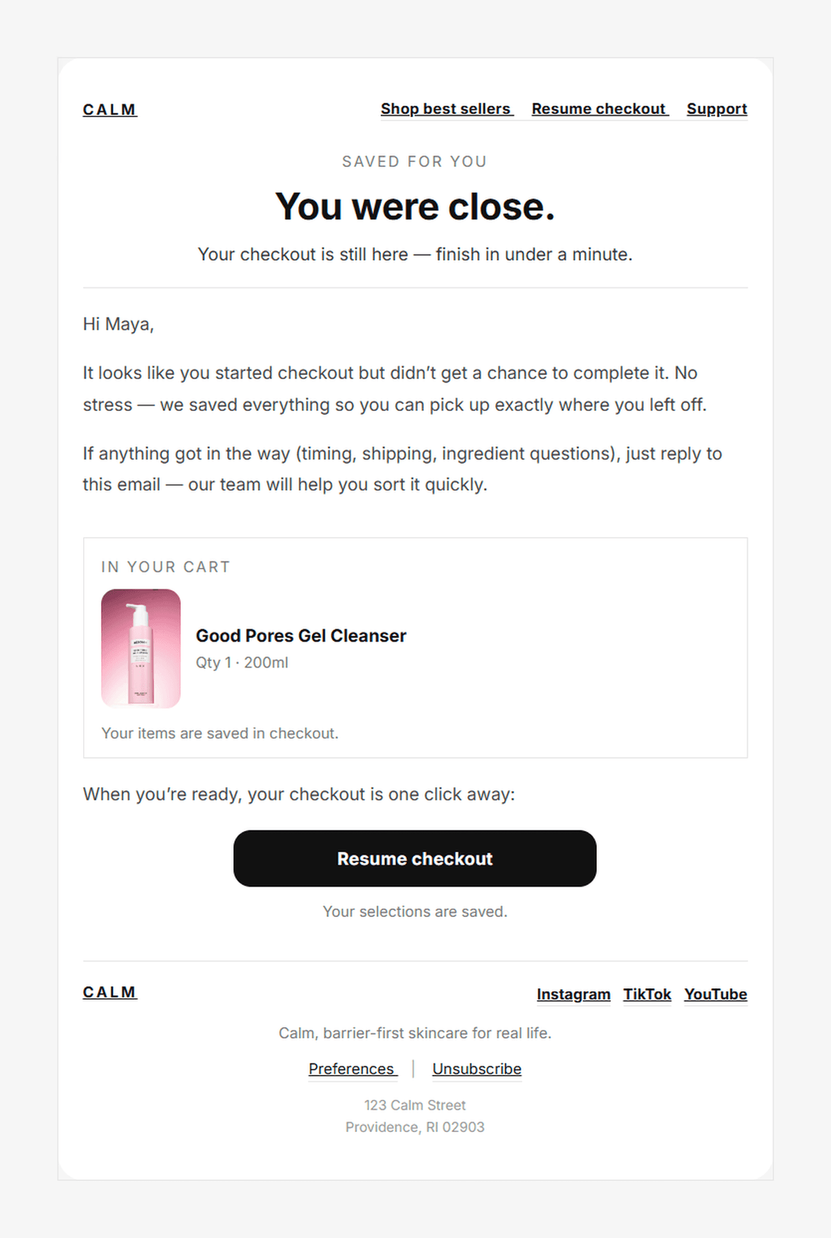 Integrated SMS layer